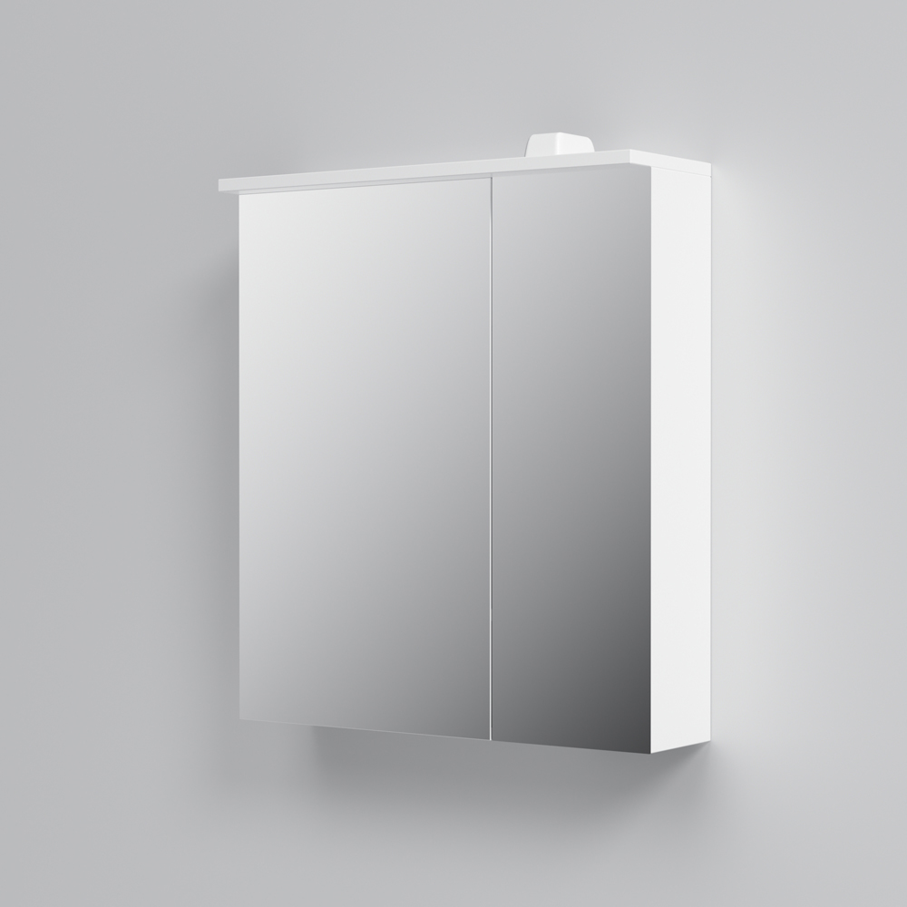 M70AMCX0601WG Зеркальный шкаф с LED-подсветкой, 60 см