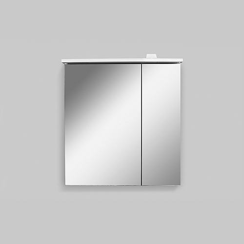Зеркальный шкаф с LED-подсветкой, 60 см