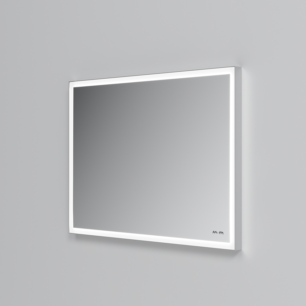M70AMOX1001SA Зеркало, алюминиевый корпус, 100 см