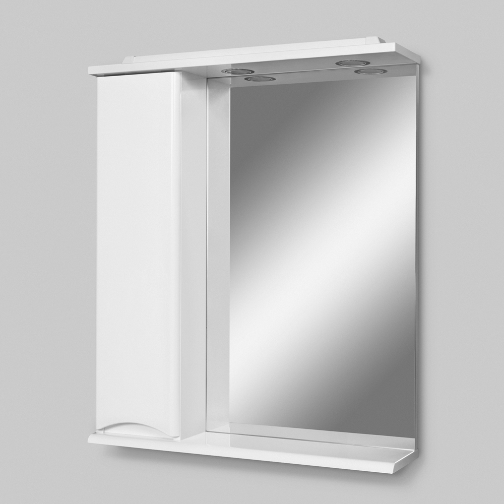 M80MPR(L)0651 Зеркальный шкаф с подсветкой, 65 см