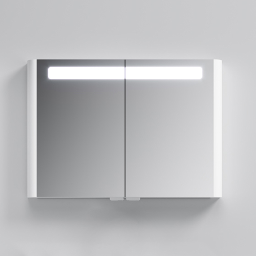 Зеркальный шкаф с подсветкой, 100 см